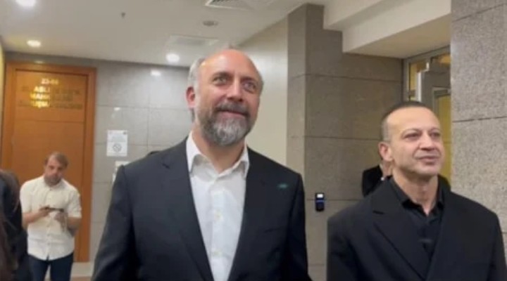 Halit Ergenç ve Rıza Kocaoğlu adliyeyede