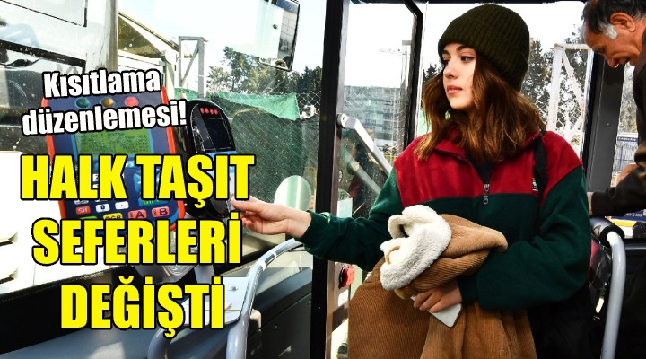 Halk Taşıt’ta akşam seferleri 1 saat öne çekildi!