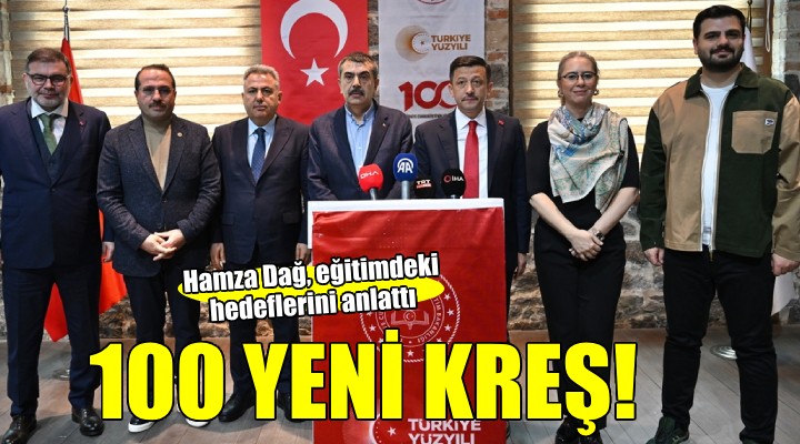 Hamza Dağ:  100 yeni kreş ve çocuk üniversiteleri kuracağız 