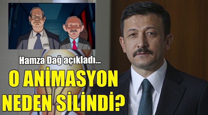 Hamza Dağ, CHP animasyonunun neden silindiğini açıkladı!