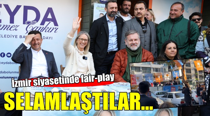 İzmir de fair-play rüzgarı...