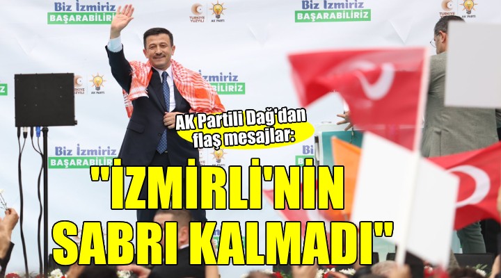 Hamza Dağ a coşkulu karşılama...  İZMİRLİ NİN SABRI KALMADI 