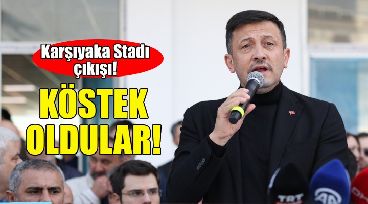 Hamza Dağ dan Karşıyaka Stadı çıkışı!