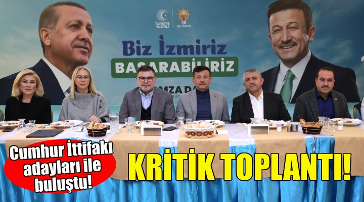 Hamza Dağ dan kritik toplantı... Yol haritası konuşuldu!