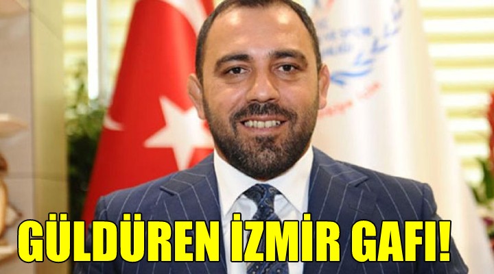 Hamza Yerlikaya dan güldüren İzmir gafı!