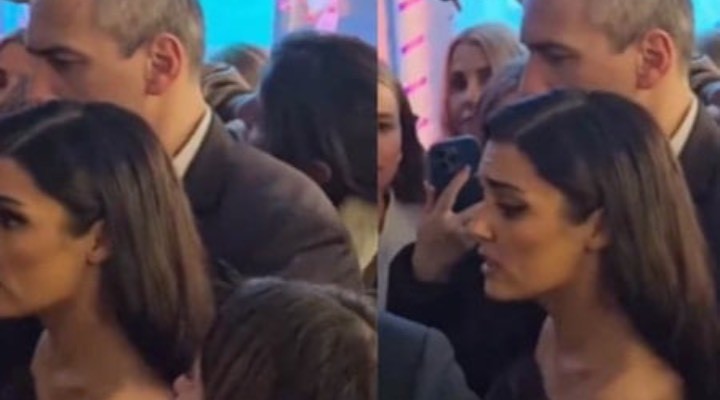 Hande Erçel den küçük hayranına kaba davranan korumaya sert çıkış