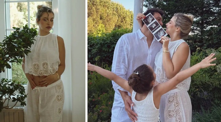 Hande Erçel in ablası Gamze Erçel ikinci kez anne oluyor