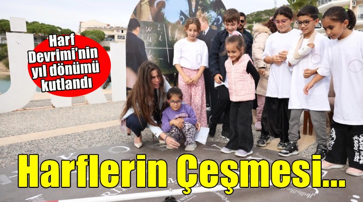 Harflerin Çeşmesi çalışması Harf Devrimi’nin yıl dönümünde tanıtıldı