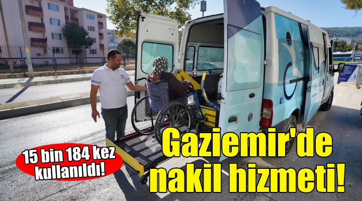 Hasta ve engellilere 15 bin 184 kez nakil hizmeti!