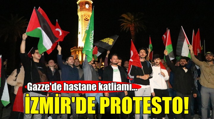 Hastane katliamı... İzmir de protesto!