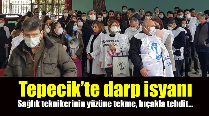 Hastanede darp, bıçaklı tehdit sağlık çalışanlarını isyan ettirdi...