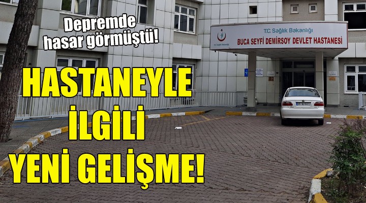 Hastaneyle ilgili yeni gelişme!