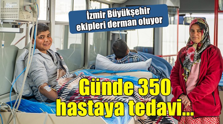 Hatay da günde 350 hasta tedavi ediliyor