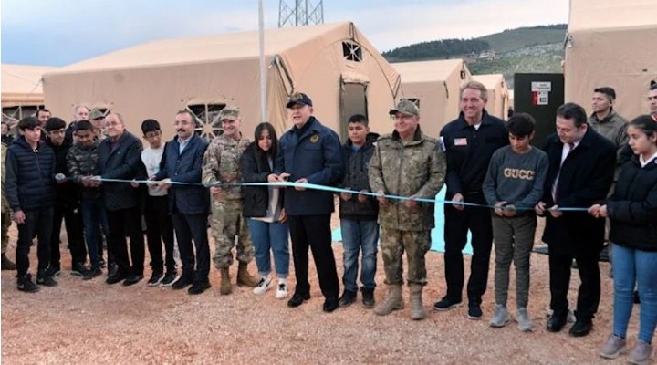 Hatay’da çadır kenti törenle açtılar