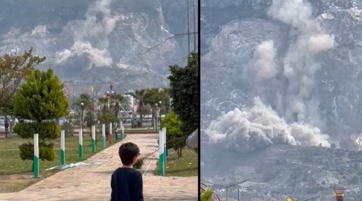 Hatay’da korkutan patlama!