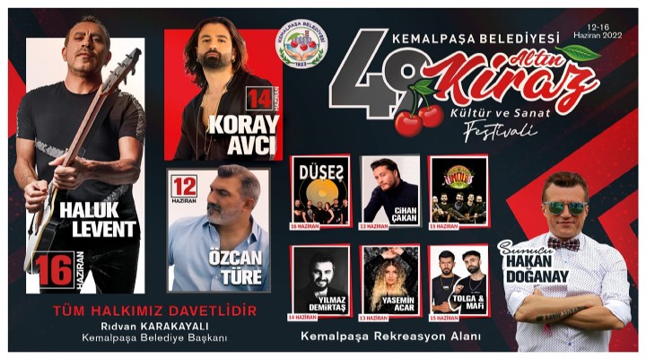 Haydi; Kemalpaşa ya kiraz festivaline...