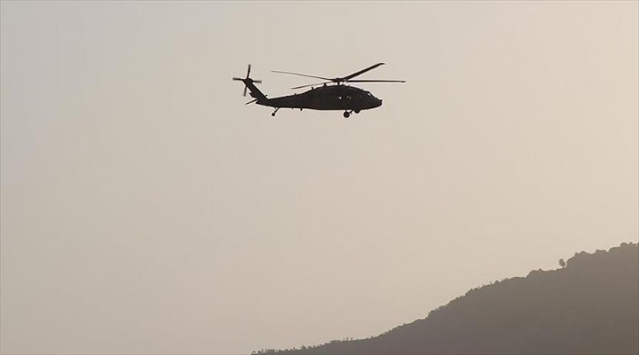 Helikopterden Türkiye ye uyuşturucu attı!