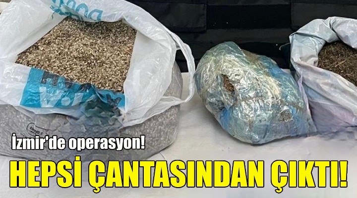 Hepsi çantasından çıktı!