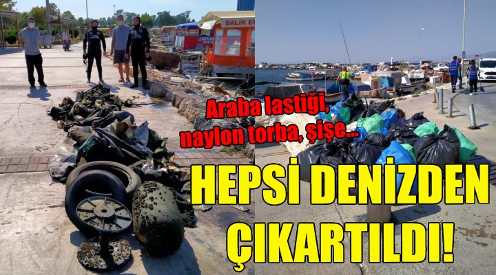 Hepsi denizden çıkartıldı!