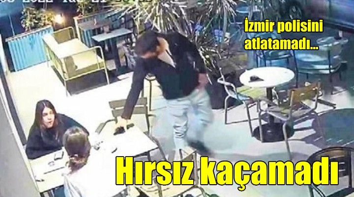 Hırsız, polisin dikkati sayesinde yakalandı