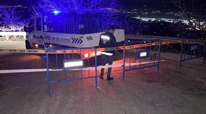 Hisarlık-Çukurköy yolu trafiğe kapatıldı