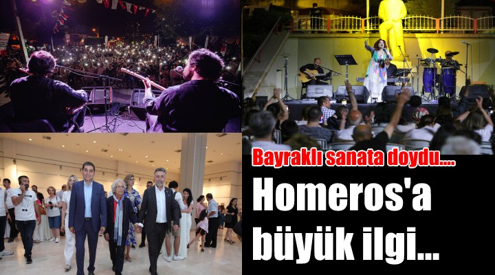 Homeros Festivali 2. Gününde... Başkan Sandal: Yarınları sanatla inşa ediyoruz