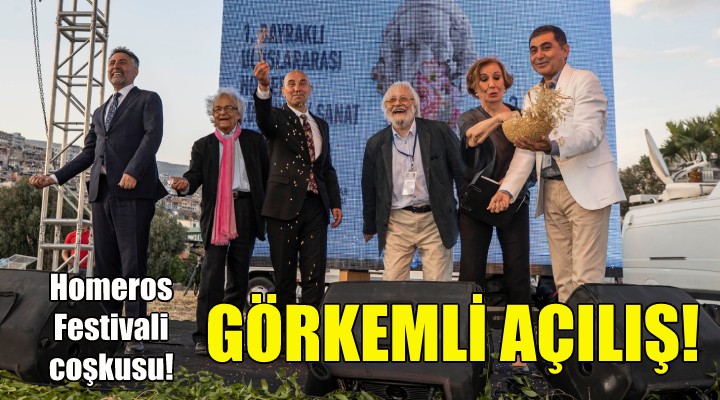 Homeros Festivali’ne görkemli açılış!