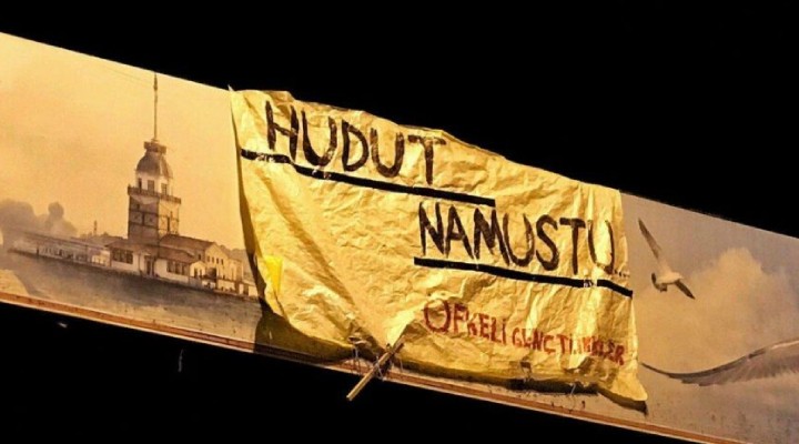 ‘Hudut Namustur’ pankartı asan 6 gence gözaltı!