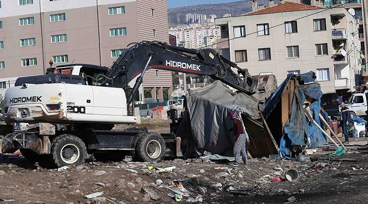 Hurdacı çadırları yıkıldı!