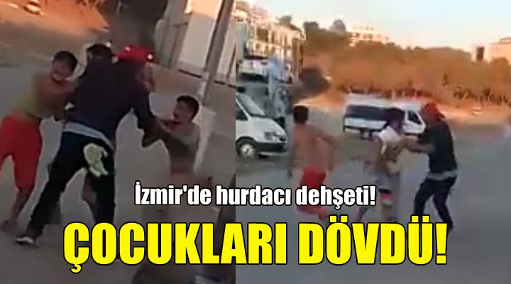 Hurdacı çocukları dövdü!