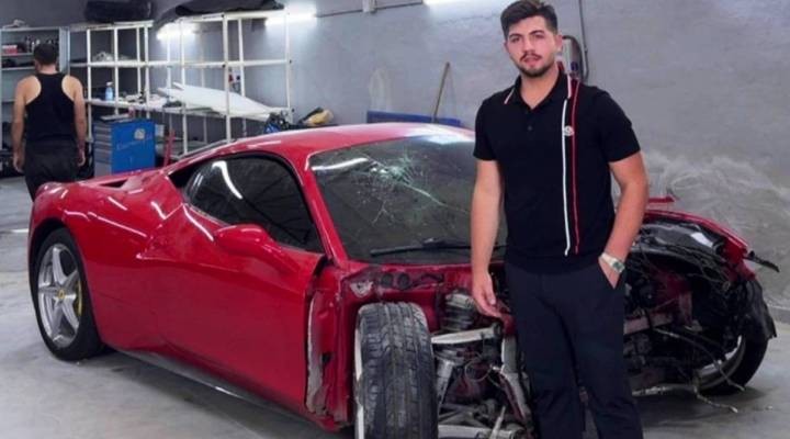 Hurdaya dönen 15 milyon liralık Ferrari nin sahibi konuştu: Alalı 5 gün olmuştu