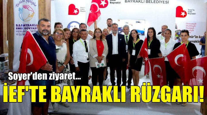 İEF te Bayraklı rüzgarı!