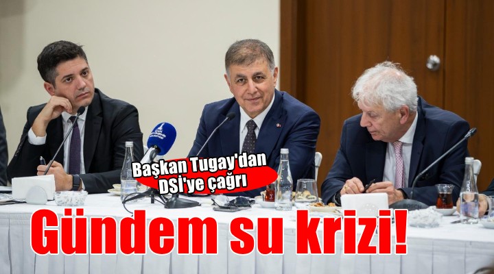 İEKKK da su krizi masaya yatırıldı