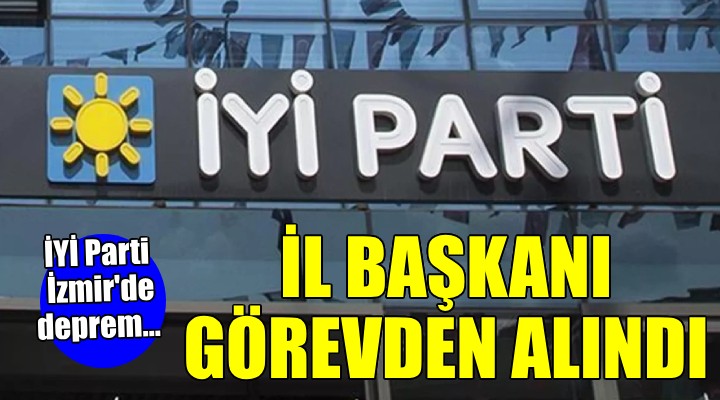 İYİ Parti İzmir de deprem... Bezircilioğlu görevden alındı!