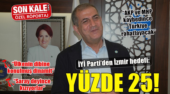 İYİ Parti den İzmir hedefi: YÜZDE 25!