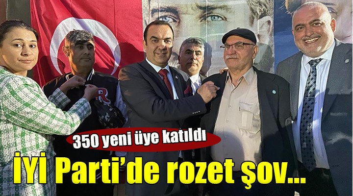 İYİ Parti ye İzmir de 350 yeni üye...