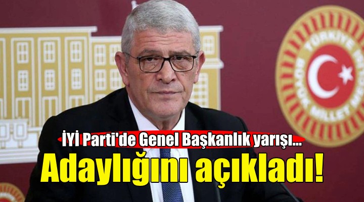 İYİ Partili Dervişoğlu genel başkanlığa adaylığını açıkladı!
