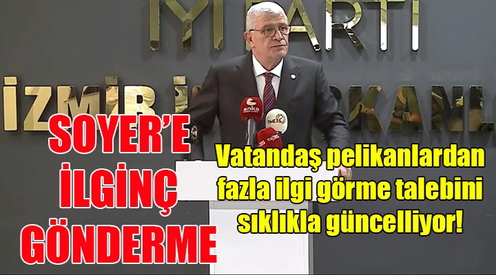 İYİ Partili Dervişoğlu ndan Soyer e çarpıcı gönderme!