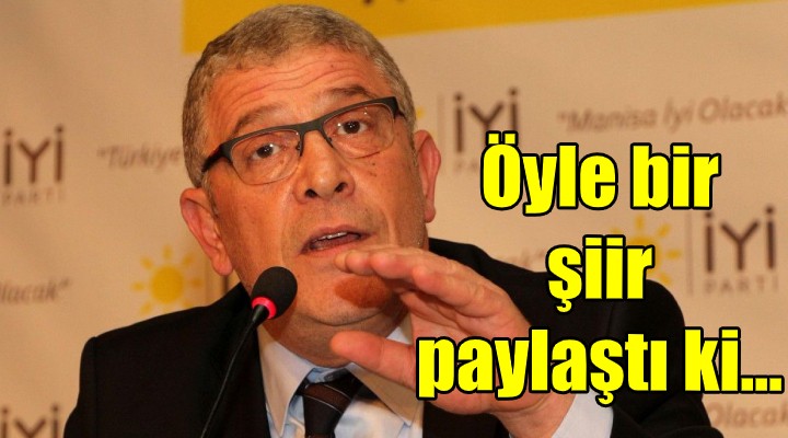 İYİ Partili vekil öyle bir şiir paylaştı ki!