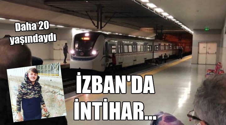 İZBAN da intihar... Tren geçerken raylara atladı