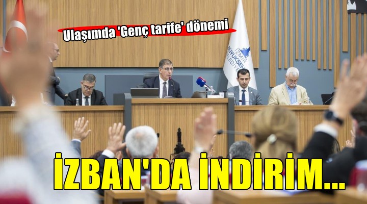 İZBAN’da indirim, ulaşımda genç tarife dönemi