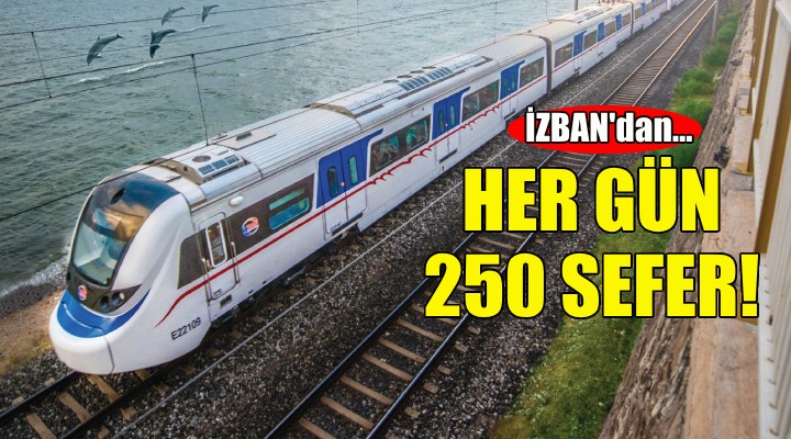 İZBAN’dan her gün 250 sefer!