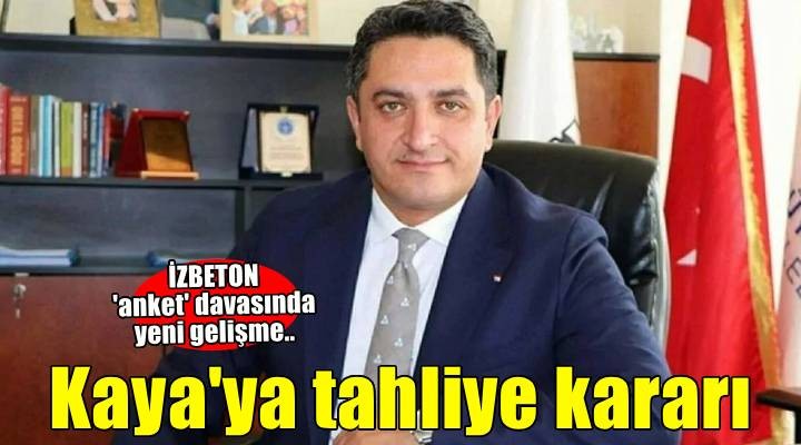 İZBETON’a ‘anket’ davası: Heval Savaş Kaya’ya tahliye kararı