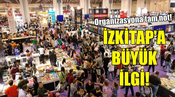 İZKİTAP a büyük ilgi!