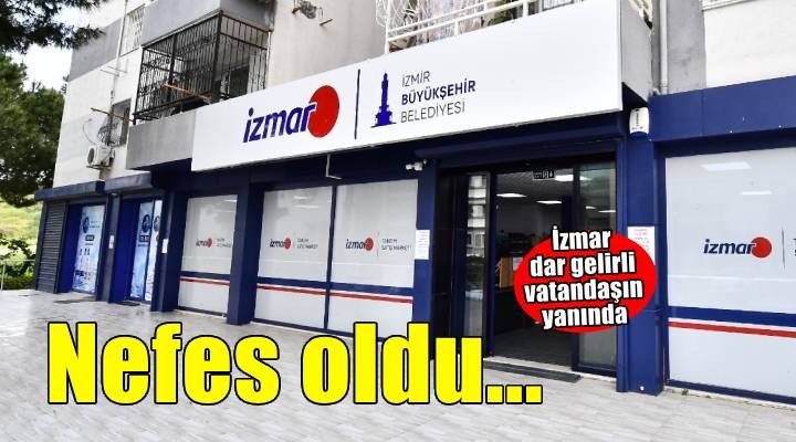 İZMAR, uygun fiyatlarıyla dar gelirliye nefes oldu