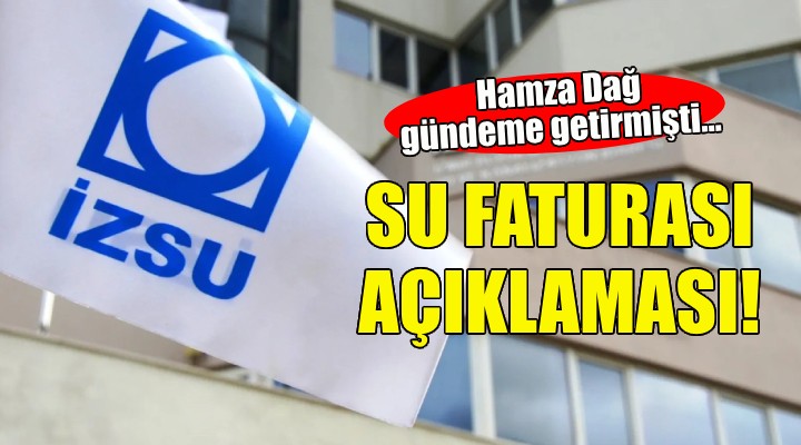 İZSU dan su fiyatı açıklaması!