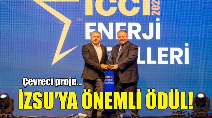 İZSU ya önemli ödül!