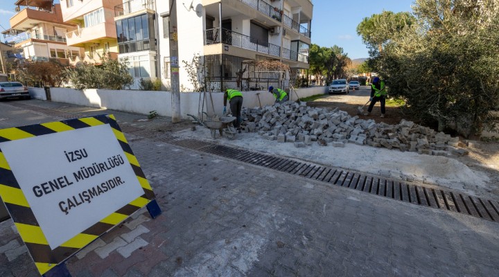 İZSU’dan Dikili, Bergama ve Kınık’ta üstyapı çalışması!