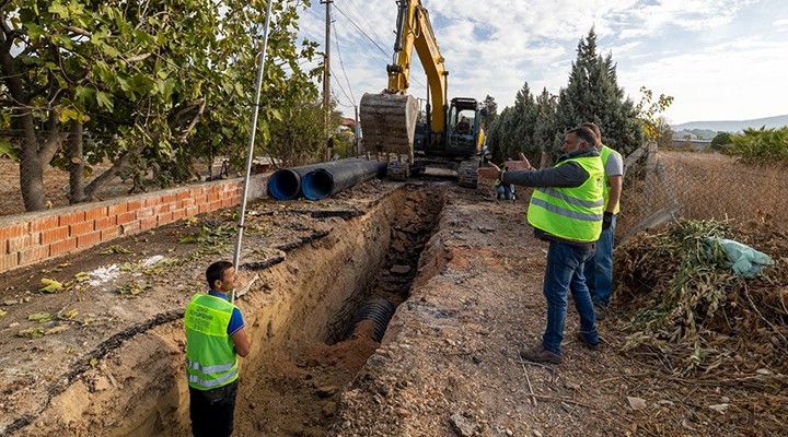 İZSU’dan Urla’da yağmur suyu harekatı