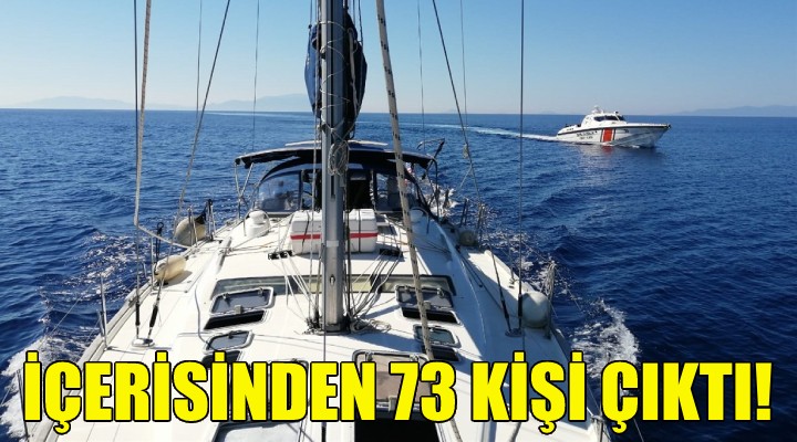 İçerisinden 73 kişi çıktı!